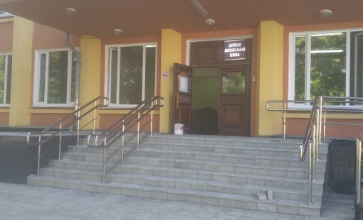 ограждение крыльца и пандуса из нержавеющей стали