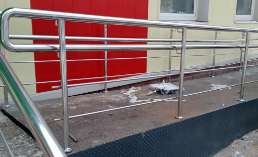 Заказать перила из нержавеющей стали в Череповце