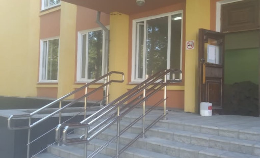 ограждение крыльца и пандуса из нержавеющей стали